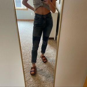 Levi’s patchwork vintage high rise skinny